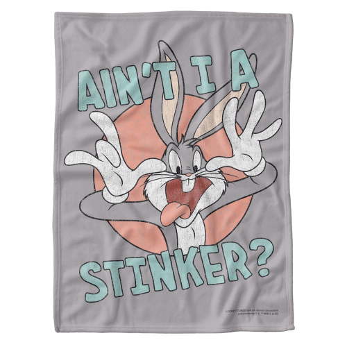 Looney Tunes Soft Fleece Baby Blanket for Infant Toddler, All Season Cozy Crib Throw 30"x40" Aint I A Stinker