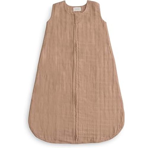 mushie Baby Wearable Blanket | 100% Organic Cotton Muslin | Sleeping Bag For Infants (Natural)