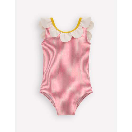 Novelty Swimsuit - Salmon Pink Flower | Boden USA