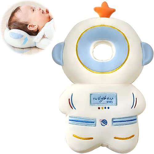 Baby Walker Head Protector Backpack Wear,Toddler Adjustable Baby Head Protection, Safety Pad Backpack for 5-24 Months Baby Learning Walking Crawling,Baby Head Protection Pad (Astronaut)