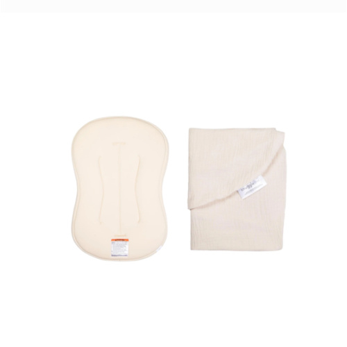 Lounger Curve + Muslin Cover Set | Natural