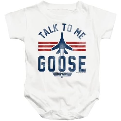 Popfunk Top Gun Talk To Me Goose Unisex Infant Snap Suit for Baby