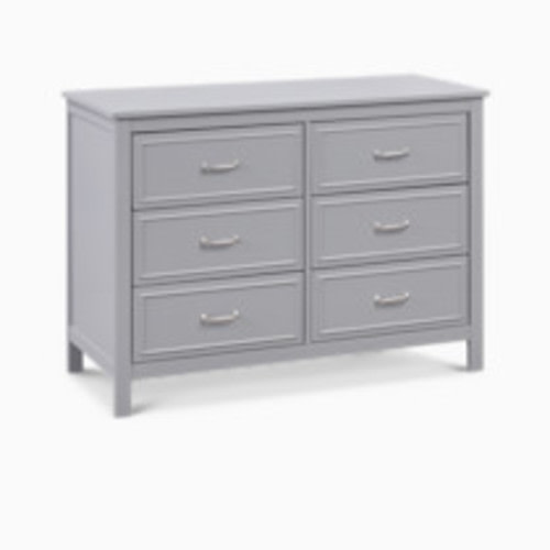 daVinci Charlie 6-Drawer Double Dresser - Grey