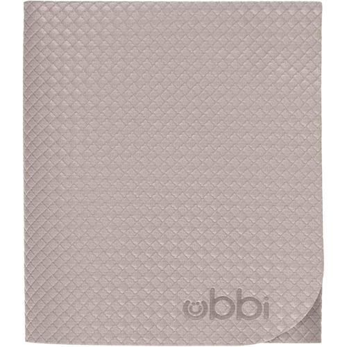 Ubbi On-The-Go Diaper Changing Baby Mat, Soft and Comfortable Diaper Bag Accessory Must Have for Newborns, Easy to Clean, Portable Folding Pad, Baby Traveling Accessories, Taupe