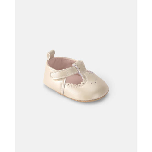 Baby Girl Eyelet Mary Jane Flats - Cream - OshKosh B'gosh | Carter's