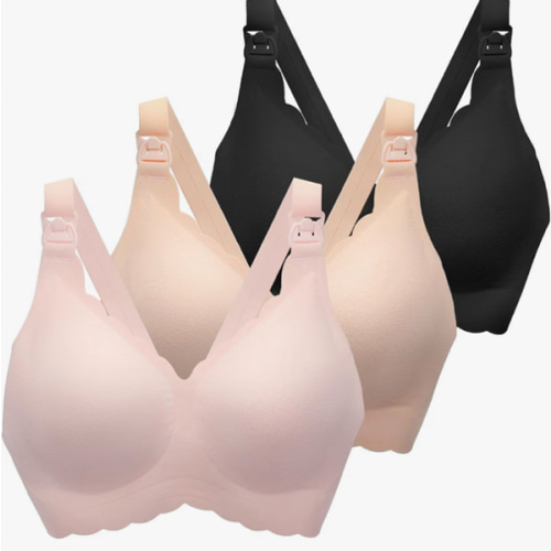 Nursing Bras for Breastfeeding, Seamless Ultra Comfort Maternity Bra, Natural Shape Pregnancy Bras for Women