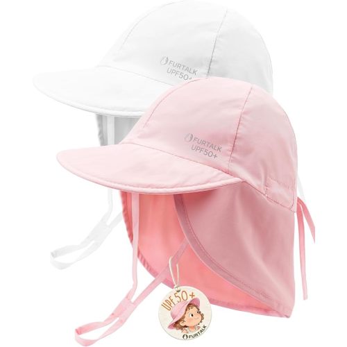 FURTALK Baby Sun Hat Girls and Boys Summer Beach Swim Hat Essentials UPF 50+