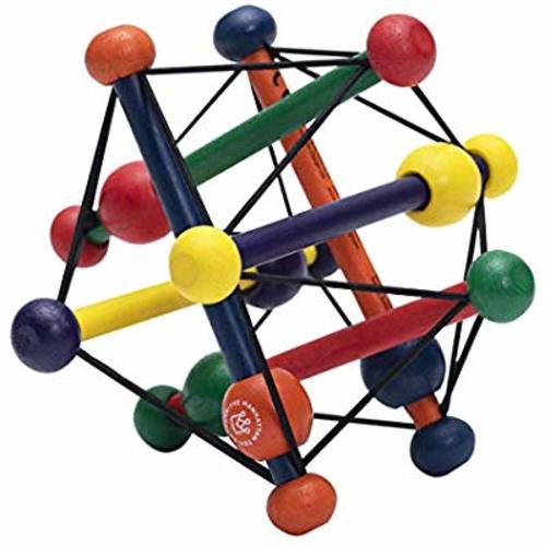 Manhattan Toy Skwish Classic Rattle and Teether Grasping Activity Toy