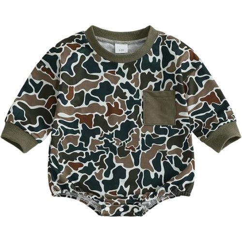 Baby Boy Clothes Fall Spring Baby Boy Bubble Romper Long Sleeve Jumpsuit One Piece Outfit Newborn Infant Clothing