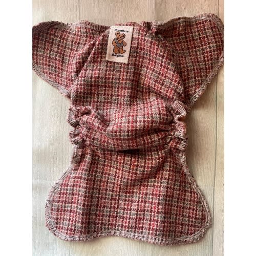 MamaBear Newborn/Preemie Wool Diaper Cover, AIO, AI2 - Country Cottage Wool