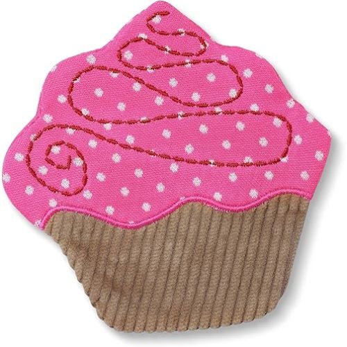 Apple Park Kids Sweet Treat Crinkle Sensory Toy | Non-Toxic, Hypoallergenic, 100% Organic Cotton for 0m+ | Crinkle Sheet for Newborns and Infants (Pink)