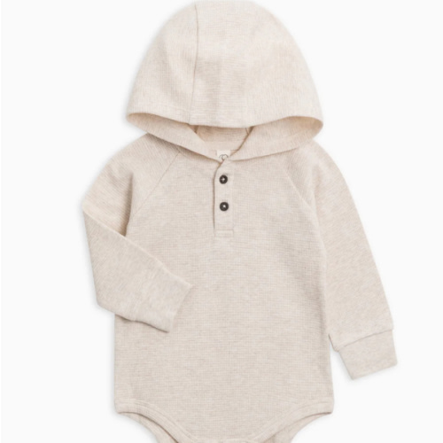 Cole Waffle Knit Hoodie Bodysuit