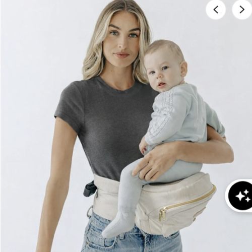 The Tushbaby Hip Carrier - Cream Lite
