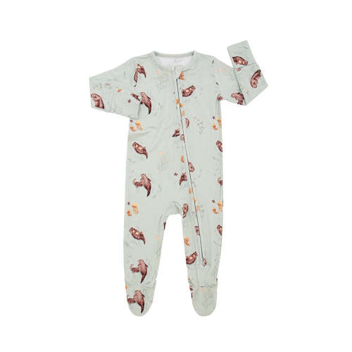 Footed Sleeper - Otters | The Cutest Design – Belan.J