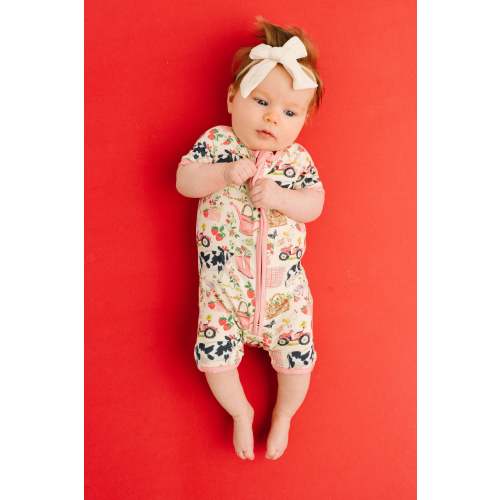 Blooming Homestead Bamboo Short Romper