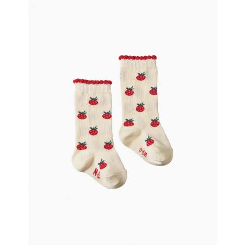 Cotton Socks in Raspberry