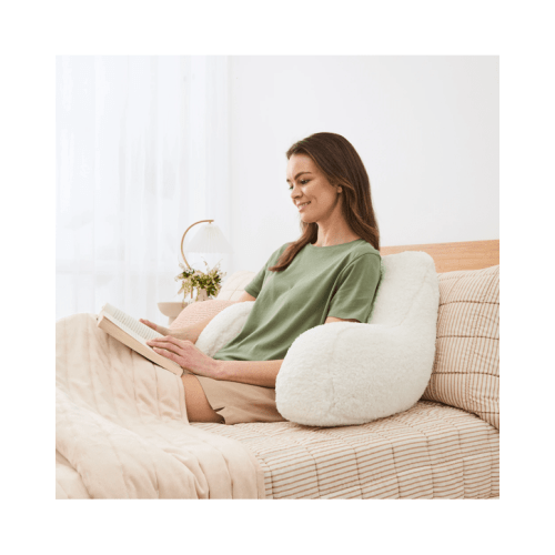 Back Rest Pillow - White