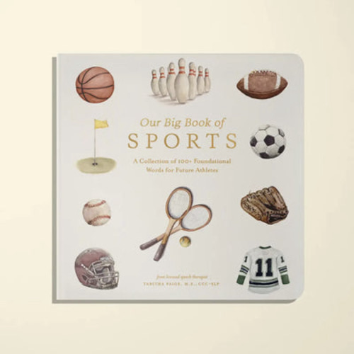 Our Big Book of Sports: A Collection of 100+ Foundational Words for Future Athletes (Tabitha Paige Children's Book Series)