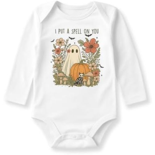 I Put a Spell on You Baby Bodysuit, Toddler, Kids T-Shirt, Halloween Outfit for Children