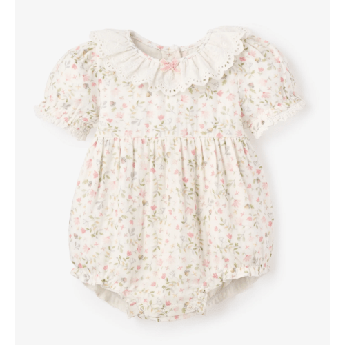 Folklore Floral Organic Muslin Bubble – Elegant Baby