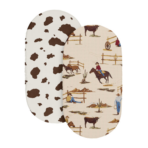 Sweet Jojo Designs Wild West Cowboy 2 Pack Baby Bassinet Fitted Sheets by Sweet Jojo Designs | Wayfair