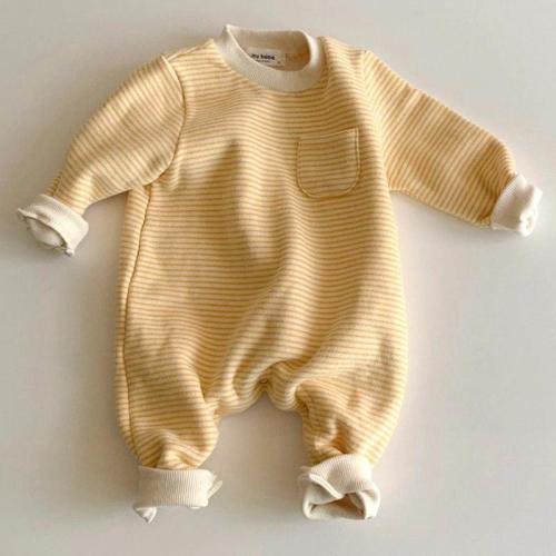 Striped Round Neck Onesie – Teeny Mini Me