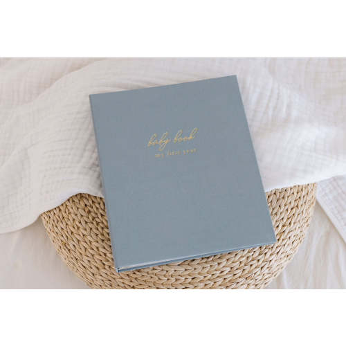 Pregnancy + Baby Combo Book - Dusty Blue