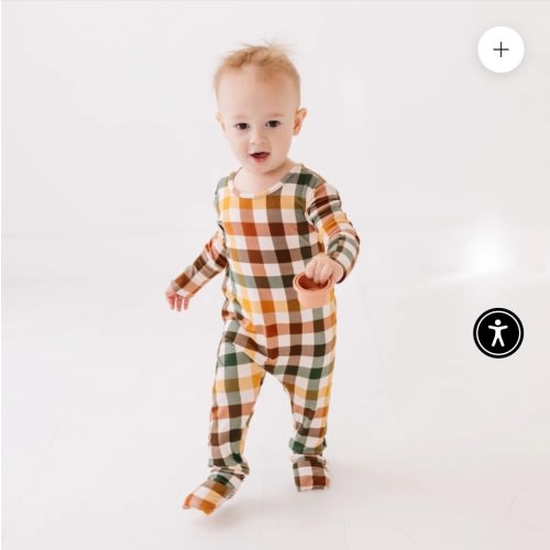 Autumn Plaid Day to Night Romper