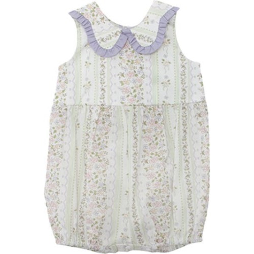 Graceful Garden Sleeveless Romper, 3M BR