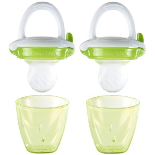 Munchkin Baby Food Feeder, Green, 2 Count