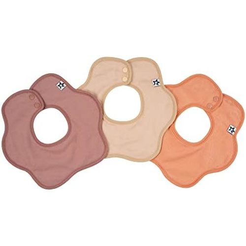 Tiny Twinkle Roundabout Drool Bibs - 360 Rotating Waterproof and Absorbent Teething Baby Bibs
