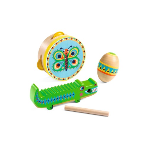 Animambo 3-Piece Percussion Instrument Set