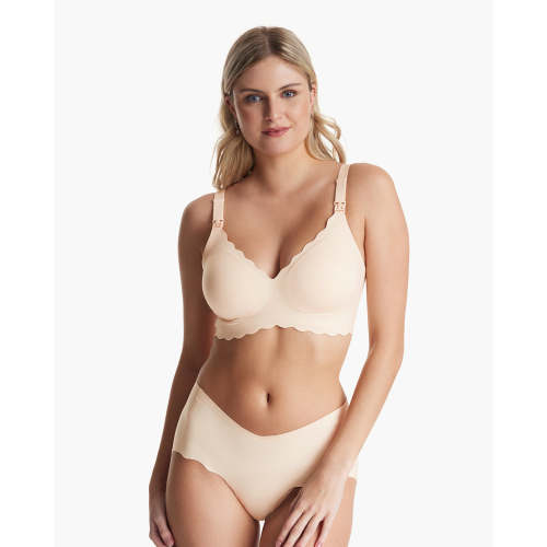 Jelly Strip - Seamless Floral Push up Nursing Bra