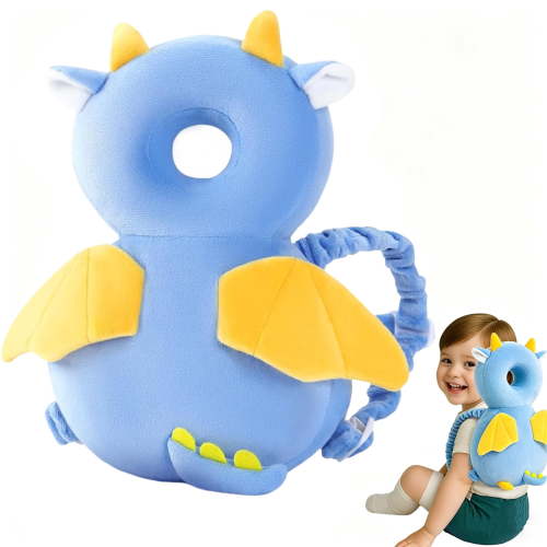 nuyezo Head Protector Backpack, Head Protection Pillow for Toddler Walking with Soft Adjustable Straps