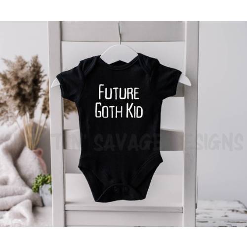 Future Goth Kid Onesie® Goth Emo Onesies® Baby Shower Gifts - Etsy