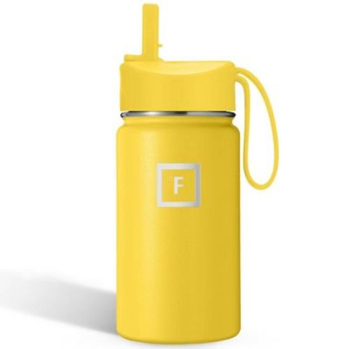 IRON FLASK 14oz Stainless Steel Water Bottle with Plastic Lid