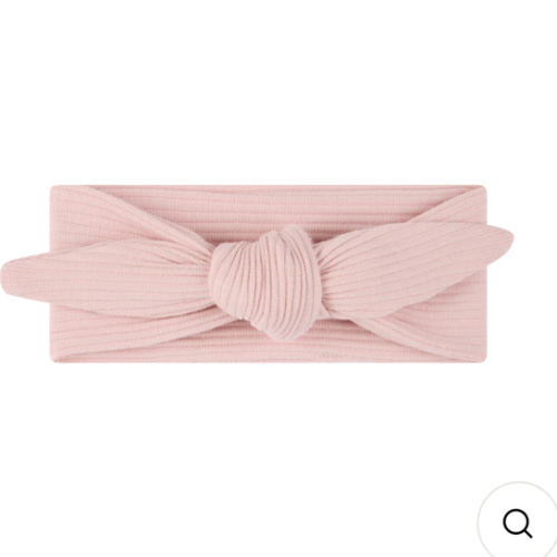 Ribbed Headband - Dusty Pink