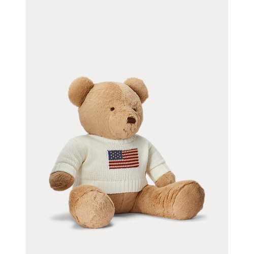 Large Flag-Sweater Polo Bear