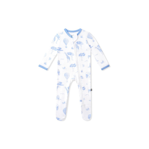 Kyte Baby Zippered Footie Toile Safari
