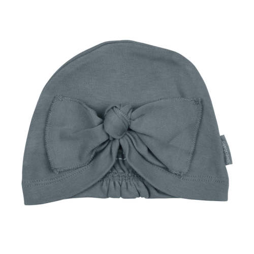 Organic Knotted Turban in Moonstone – L'ovedbaby