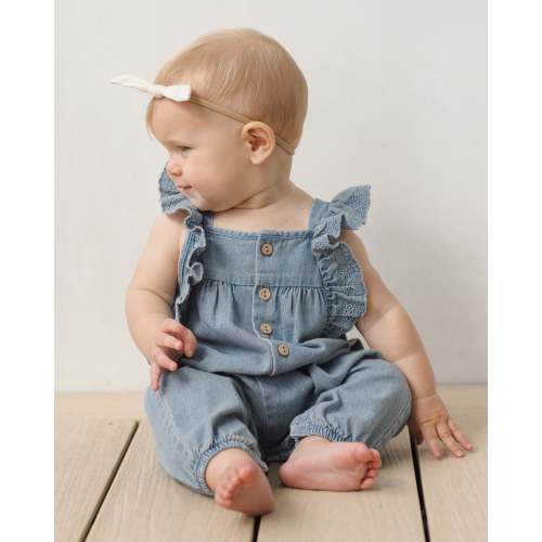 Nova Romper Lightweight Denim