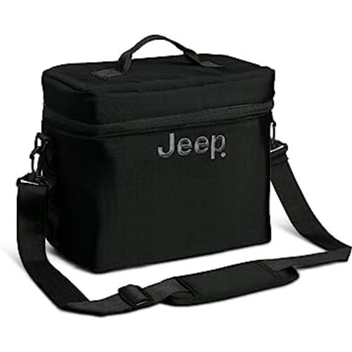 Jeep Wrangler Cooler Bag and Frame by Delta Children (Works with Jeep Wrangler Stroller Wagon #60001) - Holds 16 Cans or 15 Pounds, Black