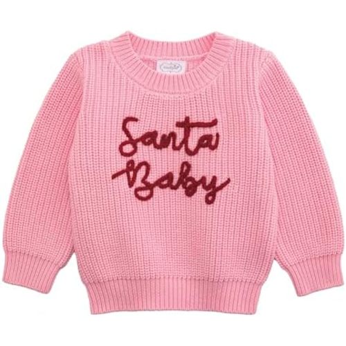 Mud Pie Girls Kids Christmas Santa Baby Sweater