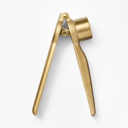 Stainless Steel Garlic Press Champagne - Figmint™