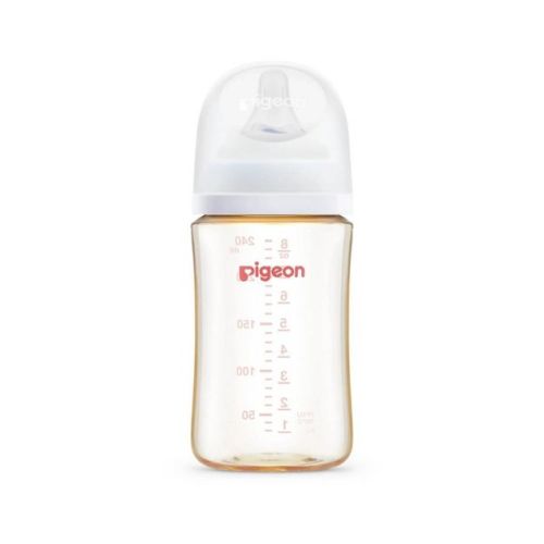 Pigeon Nurture & Nest Wide-Neck and Anti-colic PPSU BPA-Free Baby Bottle with Nipple - 8 fl oz