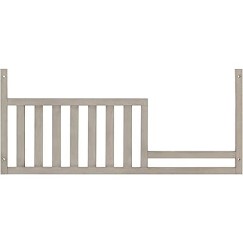 Soho Baby Hampton Crib to Toddler Bed Guard Rail Conversion Kit, Smooth Stone Wash Finish, GreenGuard Gold Certified