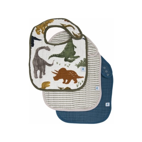 3-Pack Classic Cotton Muslin Bibs
