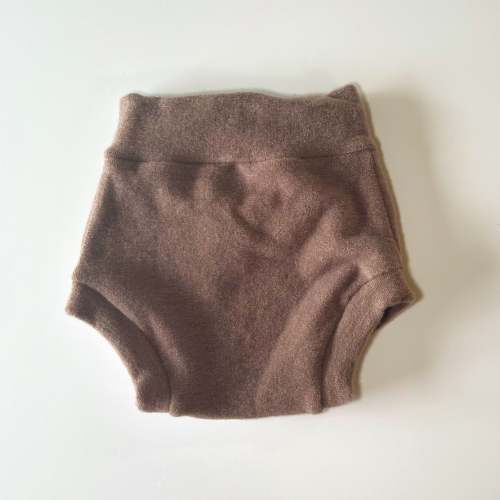 Traditional Diaper Cover Biscotti (Brushed Knit)- Large