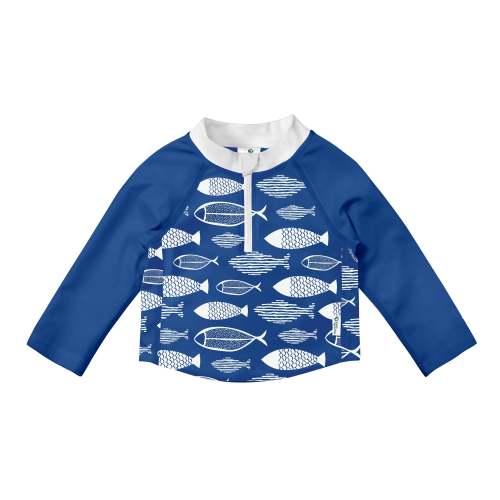 Eco Zip Long Sleeve Rashguard | Green Sprouts
