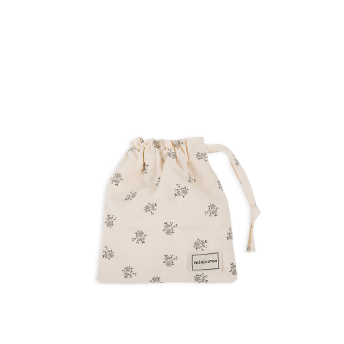 Pacifier Bag Blossom Blue · Minicoton